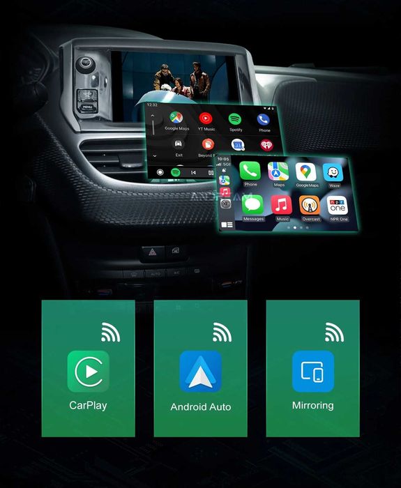 MMI BOX Peugeot Citroen DS SMEG SYSTEM 13-18г Carplay Android Auto