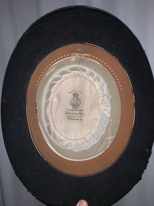 Palarie Melon Corbier Paris real vintage