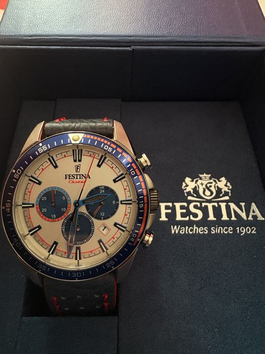 Festina Chronograph F20377/1 – Nou, nepurtat, în cutie, original