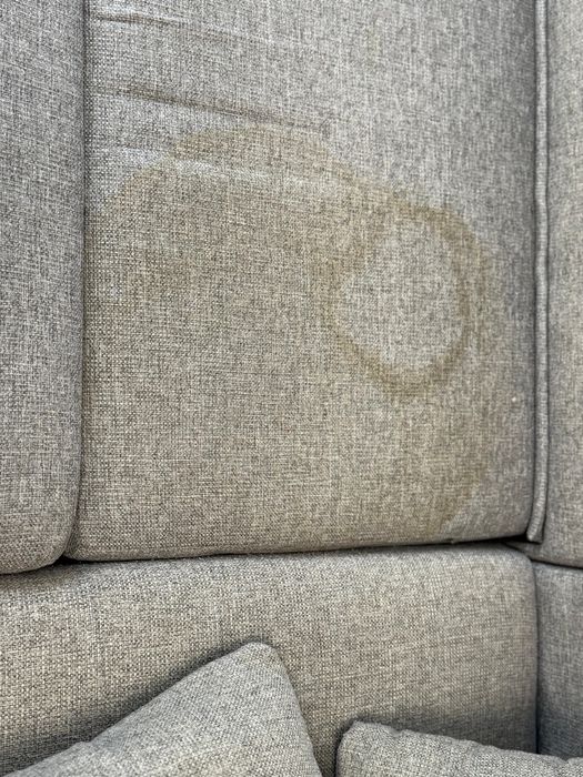 Canapea extensibila gri+ 5 perne ,preț avantajos