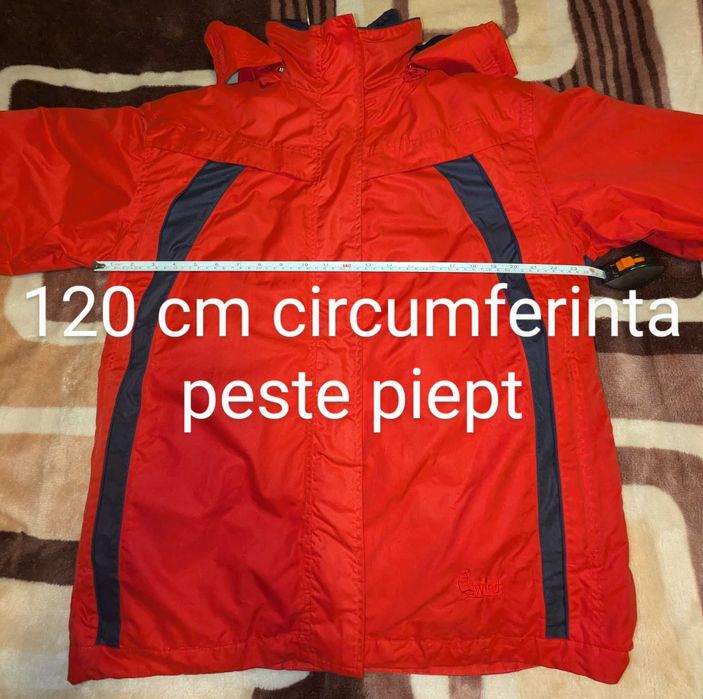 Geaca de iarna, dubla, cu interior detasabil