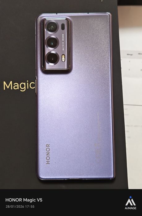Honor Magic V2 -512 GB Că Nou / Purple / Factura și Garanție !