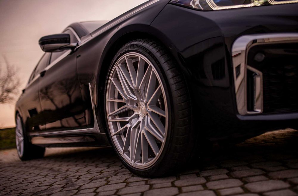 Jante Aliaj JR WHEELS / JR38 Silver Machined Face / BMW Seria 7