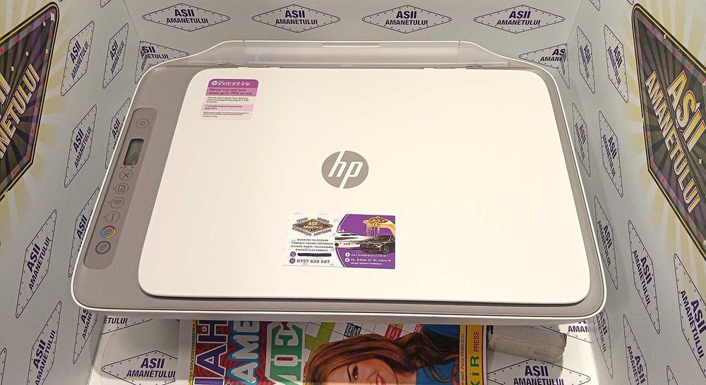 Asii Amanetului- Imprimanta  HP DeskJet 2820e , multifuncțională (All-in-One) color, Wi-Fi încorporată, DOAR cateva pagini imprimate