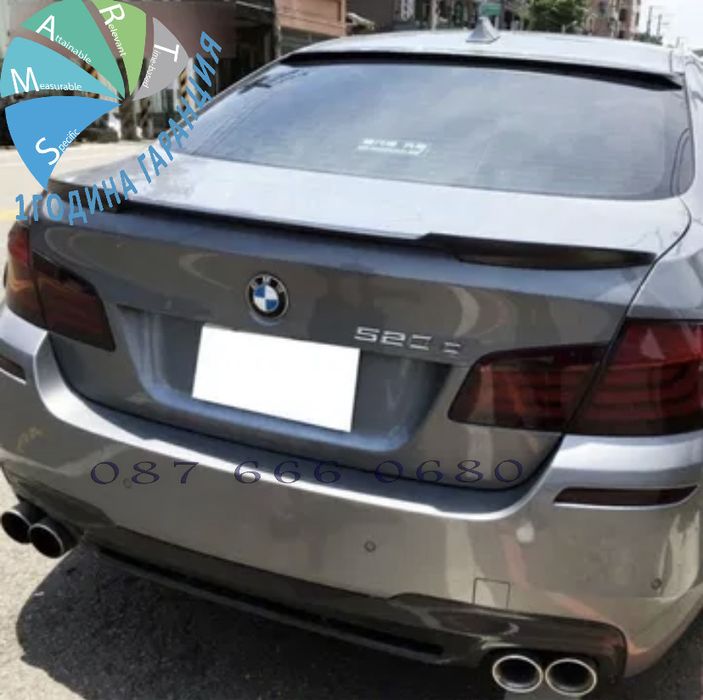 Лип спойлер багажник BMW F10 5 сериа lip spoiler M бмв ф10 M4 style