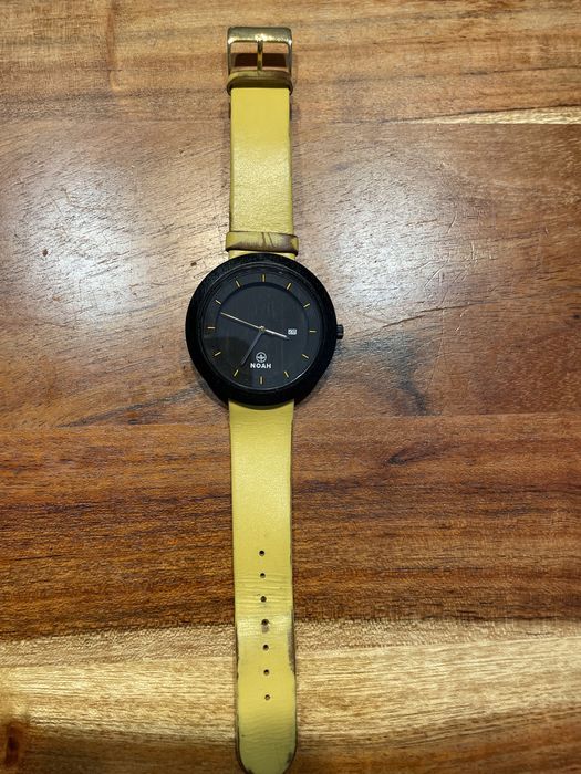 Ceas lemn noah negru