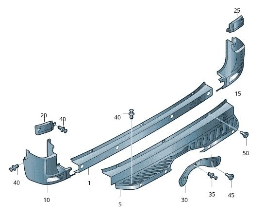 Bară Spate Sprinter model cu decupaj Cârlig Cu Sau Fără Senzori Parcar