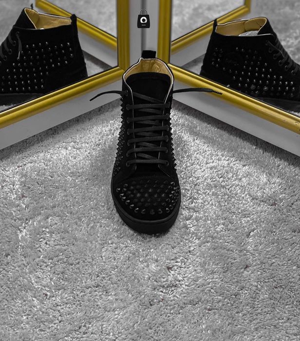 Louboutin High Spike Piele Eco/Catifea Livrare cu Verificare