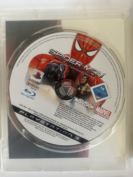 Spiderman Web of Shadows PS3