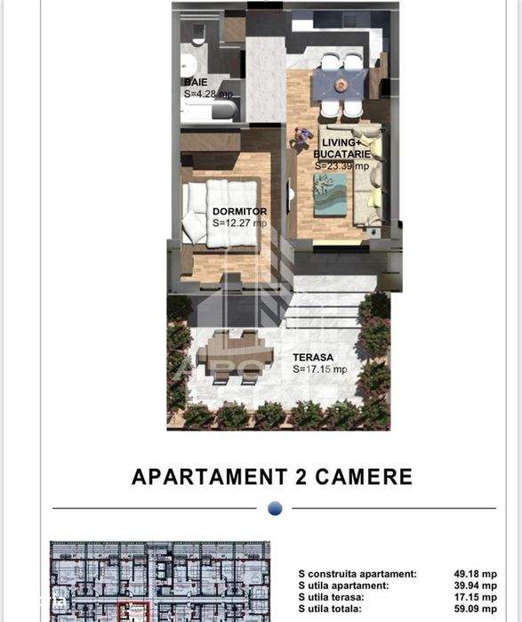 Apartamente de vanzare cu 2 camere, Torontalului Timisoara