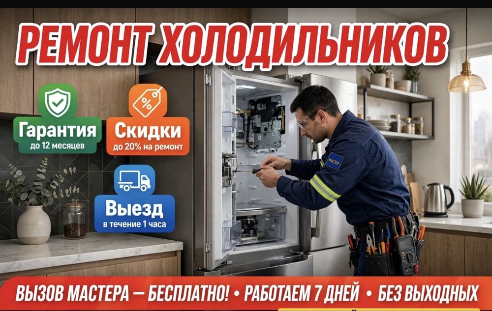 Ремонт холодильников витрин стиральных машин