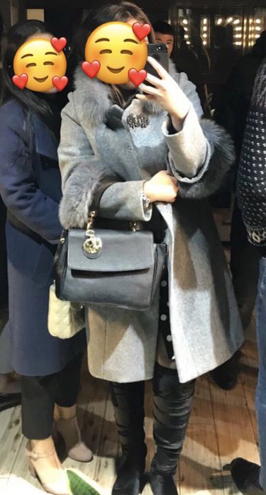 Пальто со съемным мехом