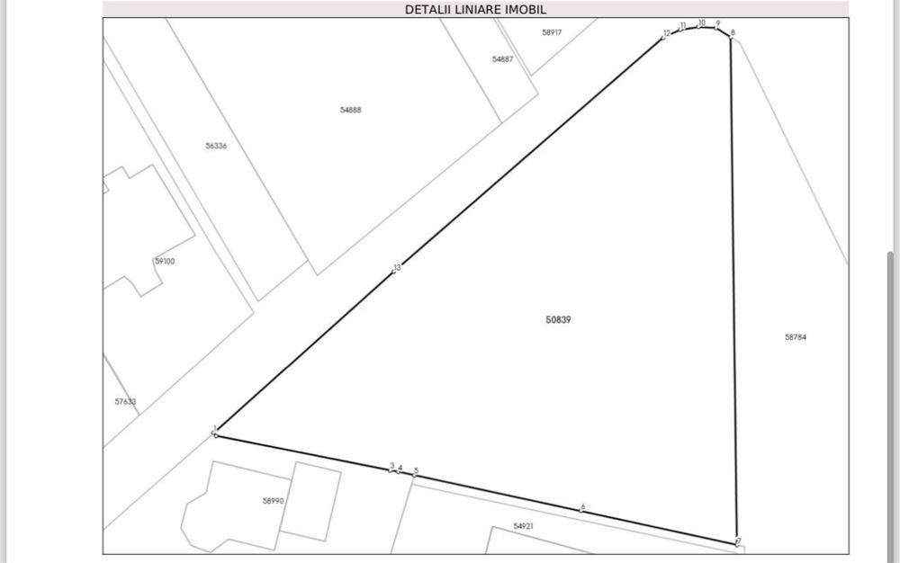 Teren de vanzare- Intravilan 1701mp Mihai Viteazu - Toate utilitățile