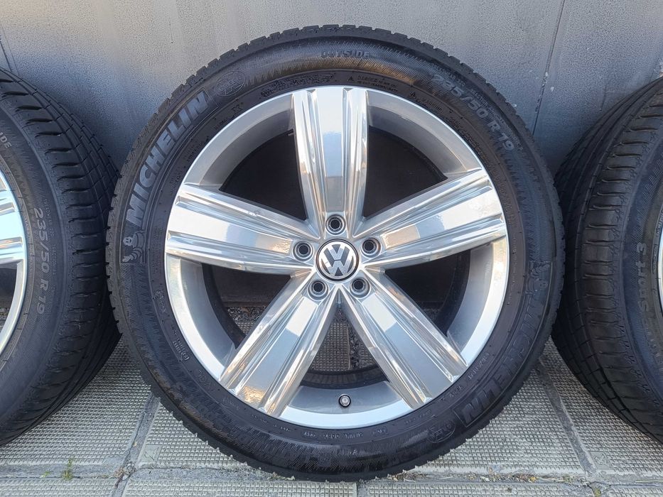 ОРИГИНАЛНИ джанти с гуми 19 ' цола 5х112 VW TIGUAN / Фолксваген Тигуан