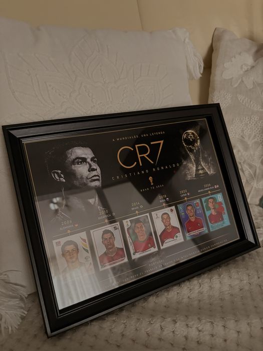 Tablou premium cristiano ronaldo  toate cupele mondiale