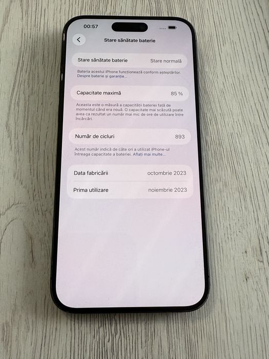 iPhone 15 Pro Max 256 Gb varianta e-sim!