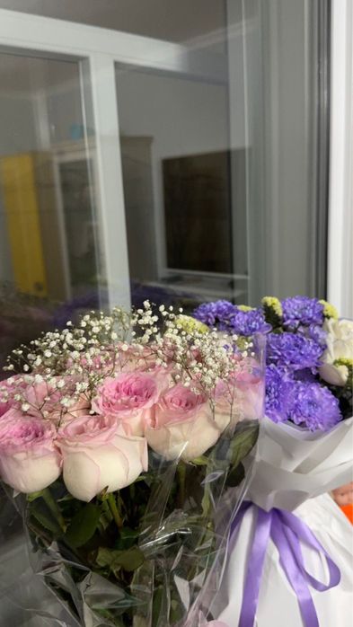 Свежие букеты цветов