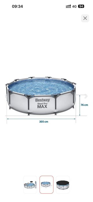 Бассейн beastway steel pro max