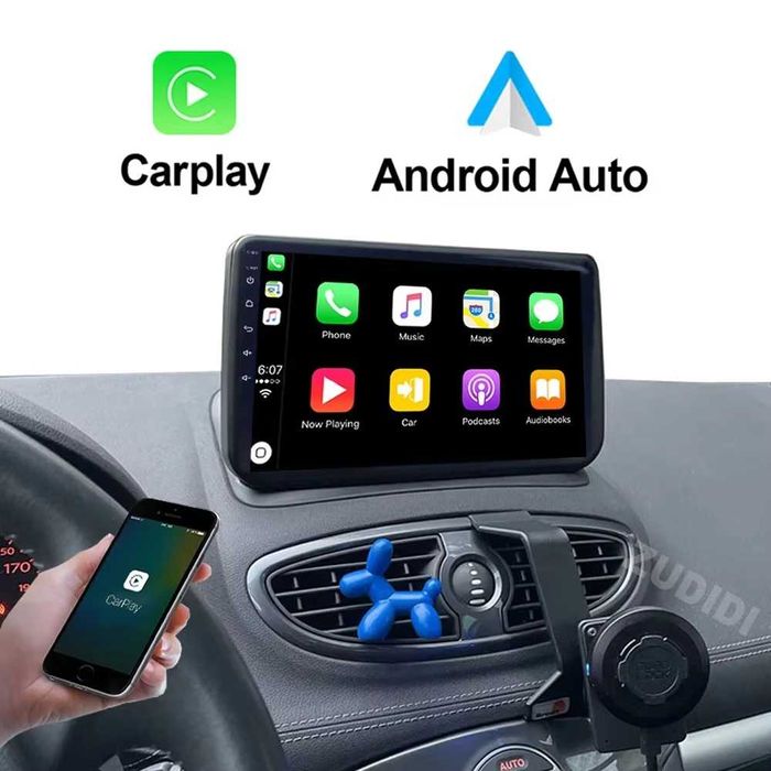 Мултимедия Двоен дин за Renault Clio 3 Навигация Android Рено Клио 3