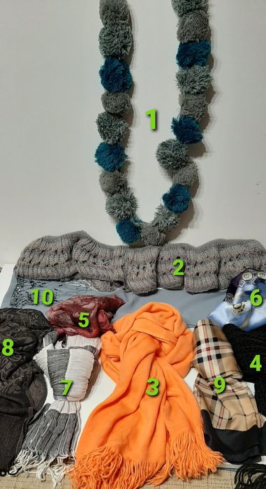 !! "ДЕТСКИ Коледни Шапки + Шалове." Закупети от Англия.