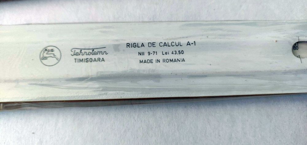 Rigla de calcul - Tehnolemn 15cm