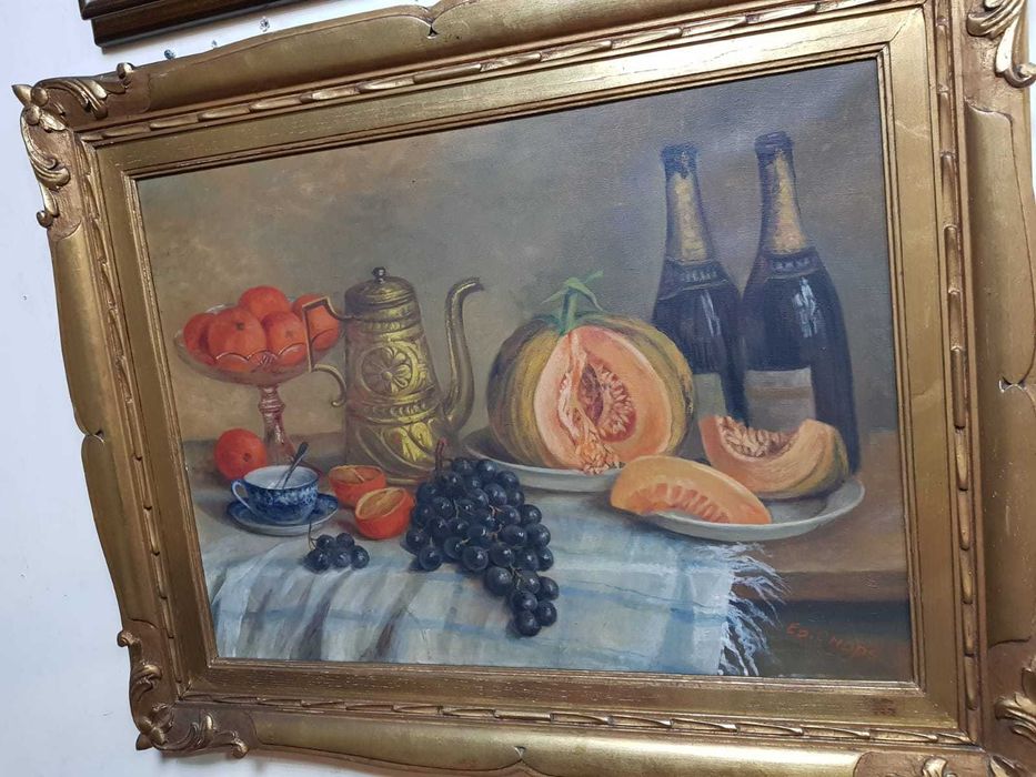 Tablou vechi,pictura in ulei!