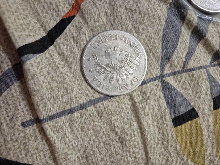 US монети реплики 1851 г. 1865 г.