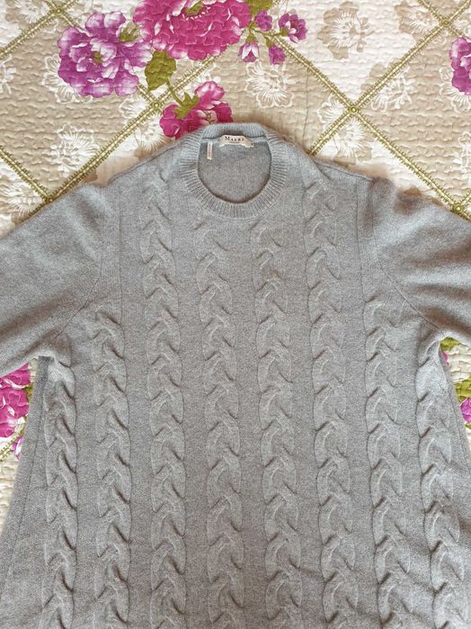 Pulover lana oversize gri Maerz