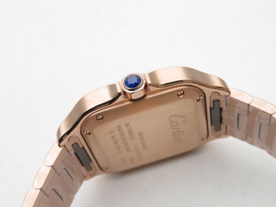 Cartier Santos de Cartier 35mm дамски - розово злато - автоматичен - QC снимки