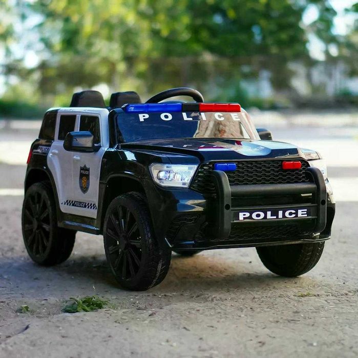 Masinuta electrica de politie Kinderauto POLICE 911 120W 12V 7Ah Black