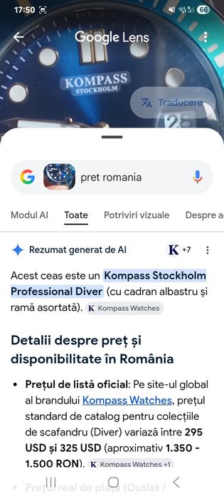 Vând ceas bărbătesc este aprpe nou 300 lei prețul lui este de 300 de dolari depide de unde al cumperi  eu al vând ca nu mai al folosesc am altul
