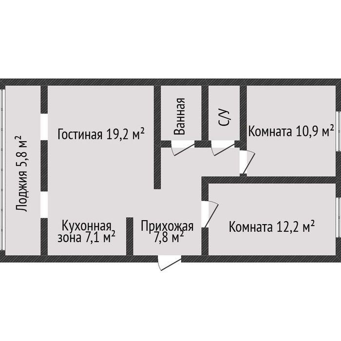 Продажа 3-комнатной квартиры