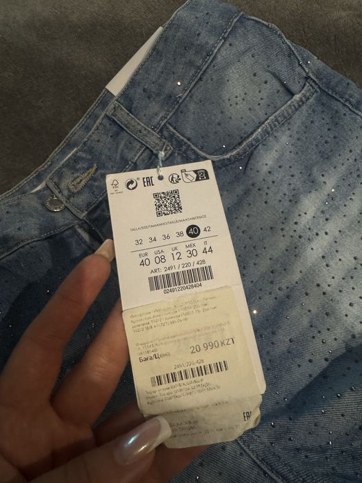 Джинсовые шорты новые bershka