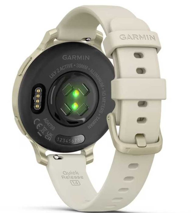 Ceas smart Garmin Lily 2 Active Cream
