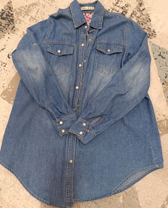 Продам   джинсовый    рубашка