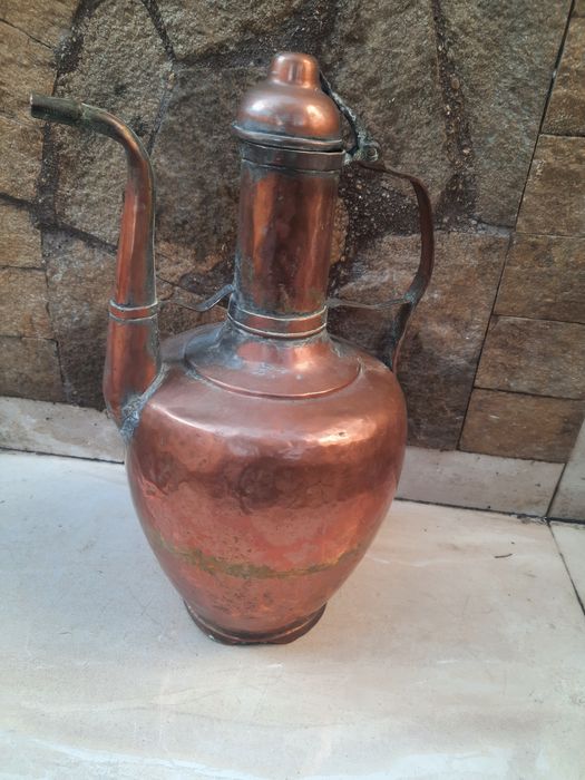 Медна бакърена кана,ибрик