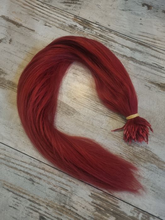 Кератинови кичури, Естествена коса