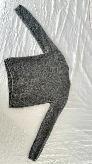 Pulover casmir gri Massimo Dutti