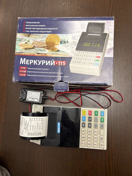 Меркурий 115 чекопечатающая машина