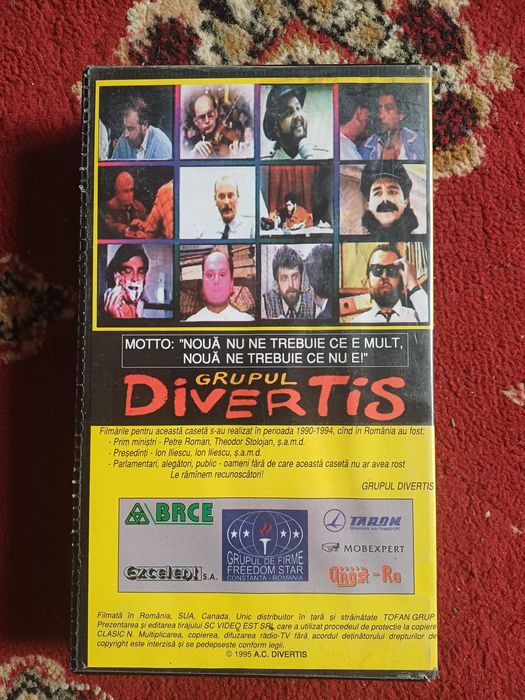 Caseta video VHS Grupul Divertis (1995)