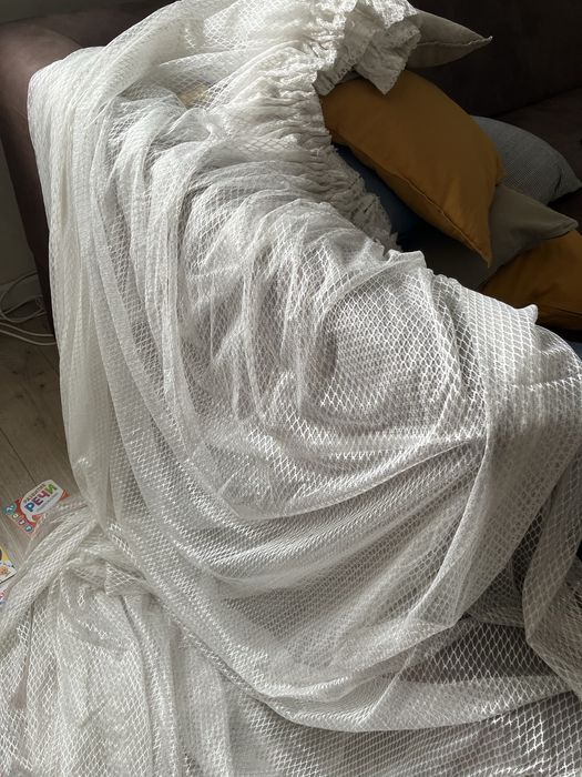 Тюль на большие окна