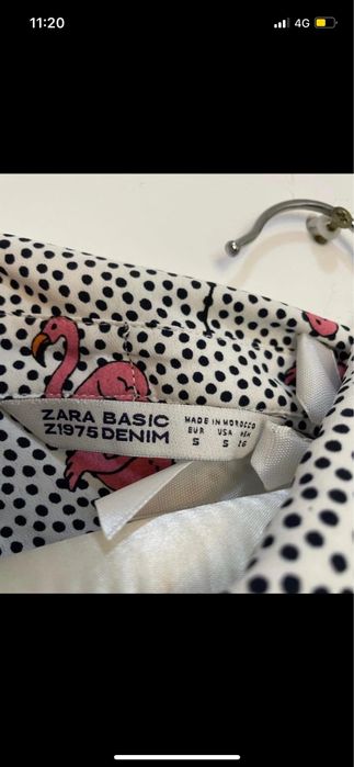 Camasa din ZARA flamingo