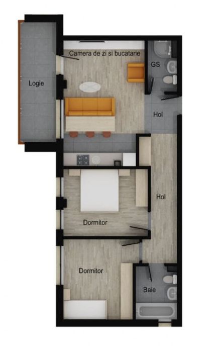 Apartament 3 camere, finisat, zona Muzeul Apei