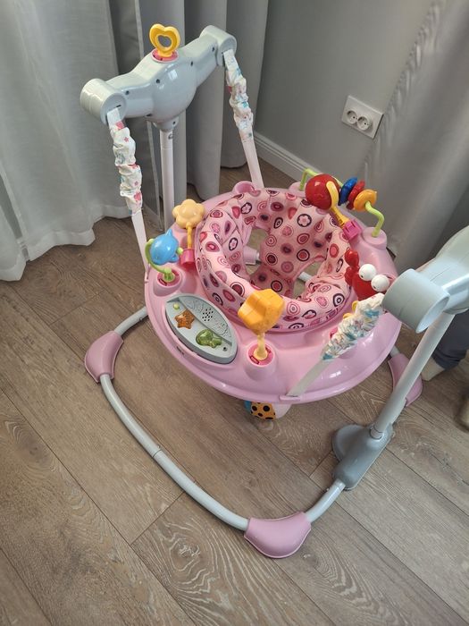 Saritor/jumper ajustabil pe inaltime si scaun rotativ pentru copii