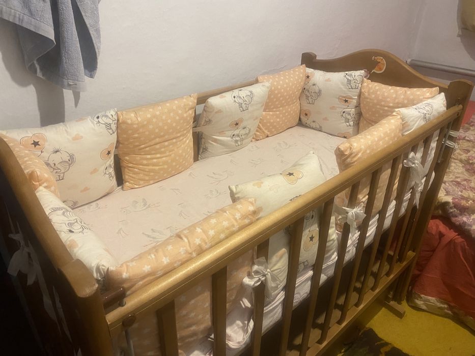 Детский манеж с полочкой