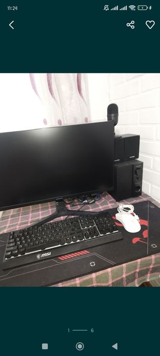 Продам дисплей клавиатура мышка сабвуфер микрофон