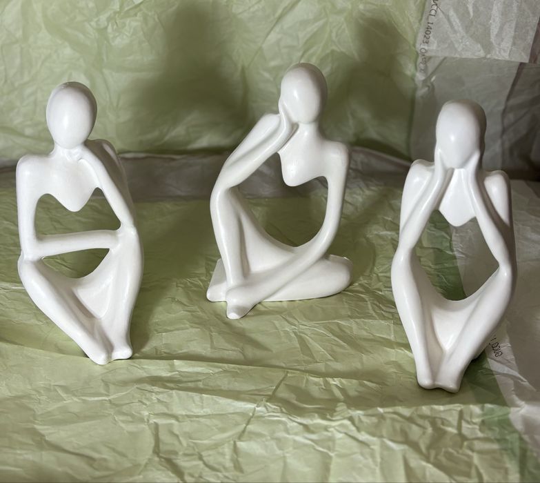 Статуэтки «мыслители». В наборе 3 штуки.