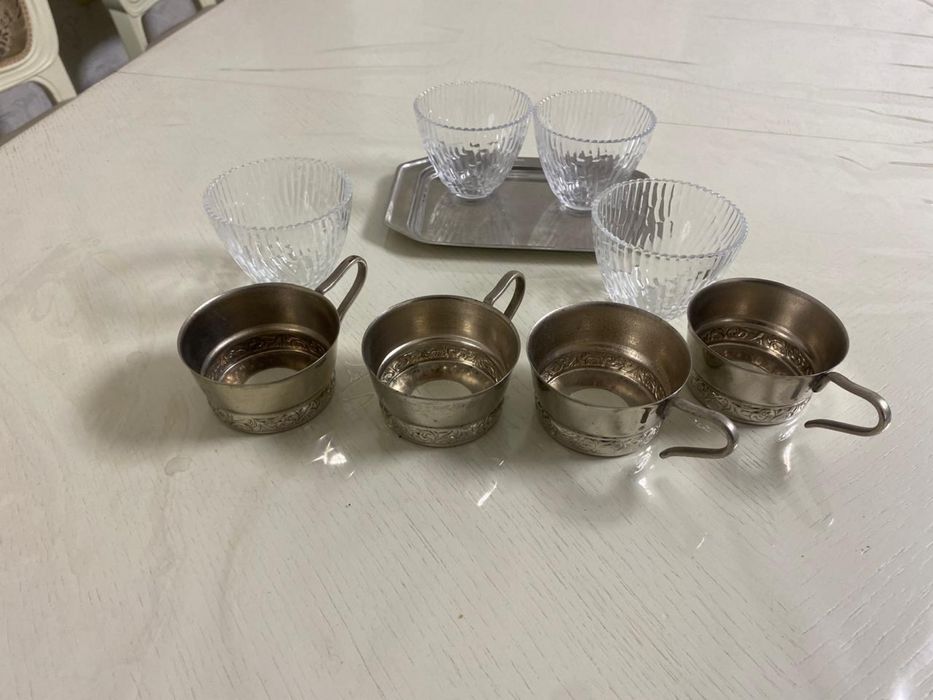 Мельхиоровые подстаканники