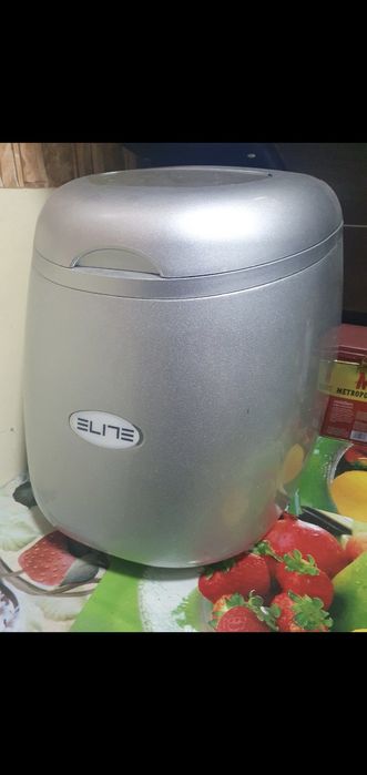 Ice maker Masina gheata Aparat gheata Elite argintiu nou nefolosit