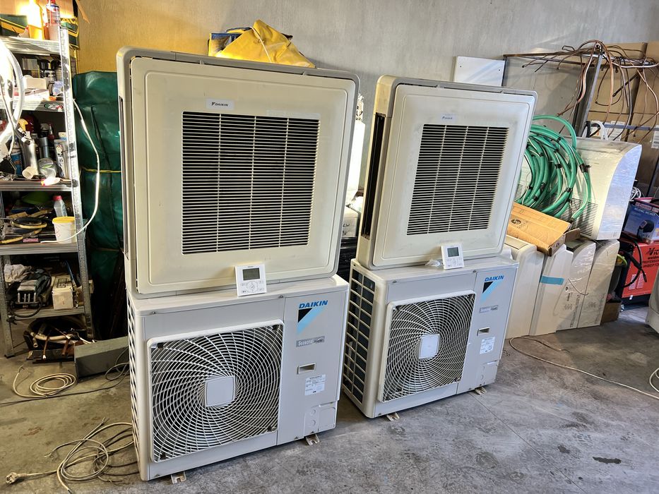 Daikin 71 климатик касета външен монтаж термопомпа 8 kw